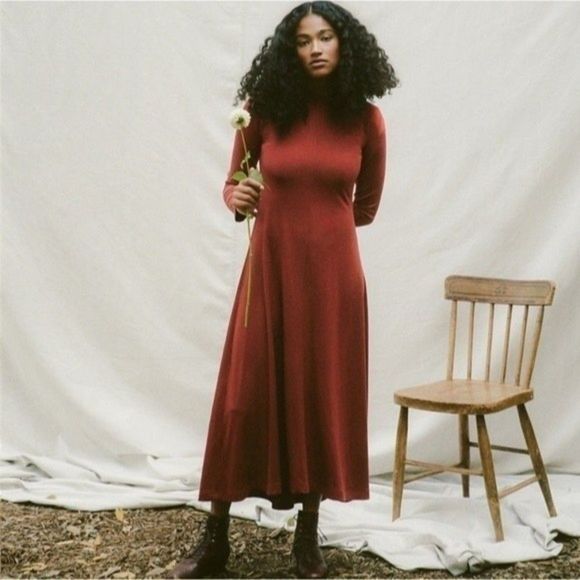 Christy Dawn Bowie Prairie Dress  Cranberry - Picture 2 of 16